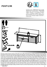 Preview for 1 page of Forte PDVT121R Assembling Instruction