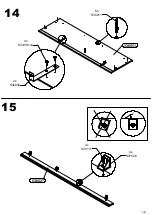 Preview for 14 page of Forte PDVT121R Assembling Instruction