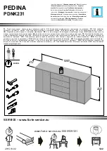 Forte PEDINA PDNK231 Assembling Instruction preview