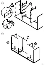 Preview for 9 page of Forte PEDINA PDNK231 Assembling Instruction