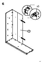 Preview for 8 page of Forte RONDINO RDNS727E1 Assembling Instruction