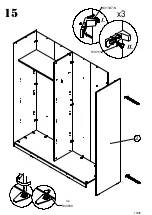 Preview for 15 page of Forte RONDINO RDNS727E1 Assembling Instruction