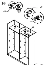 Preview for 16 page of Forte RONDINO RDNS727E1 Assembling Instruction