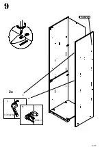 Preview for 13 page of Forte Selly YLSS12414B Assembling Instruction