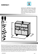 Preview for 1 page of Forte SEWK221 Assembling Instruction