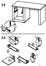 Preview for 11 page of Forte SNOW SNWB21 Assembling Instruction