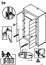 Preview for 23 page of Forte SNWS82 Assembling Instruction