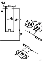 Preview for 13 page of Forte Solletico SLCB301 Assembling Instruction