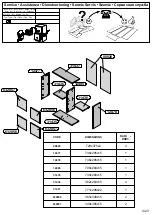 Preview for 4 page of Forte SQNK221-C764 Assembling Instruction