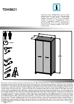 Preview for 1 page of Forte TDHS821 Assembly Instructions Manual