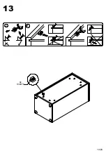 Preview for 14 page of Forte Tempra T2KK211 Assembling Instruction