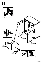 Preview for 20 page of Forte Tempra T2KK50 Assembling Instruction