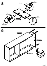 Preview for 10 page of Forte Tempra T2KK521 Assembling Instruction