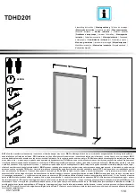 Preview for 1 page of Forte Trondheim TDHD201 Assembling Instruction