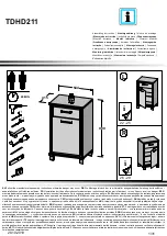 Preview for 1 page of Forte Trondheim TDHD211 Assembling Instruction