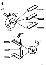 Preview for 7 page of Forte Trondheim TDHK011 Assembling Instruction