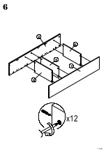 Preview for 11 page of Forte TZV71LB Assembling Instruction