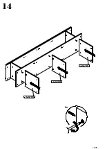 Preview for 14 page of Forte YSKV721LB Assembling Instruction