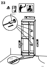 Preview for 21 page of Forte YSKV721LB Assembling Instruction