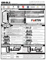 Preview for 4 page of Fortin GM-SL2 Installation Manual