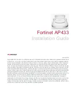 Fortinet AP433 Installation Manual preview