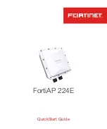 Preview for 1 page of Fortinet FAP-224E Quick Start Manual