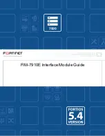 Fortinet FIM-7910E User Manual preview