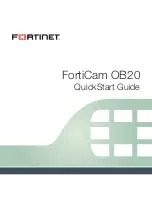 Fortinet FortiCam OB20 Quick Start Manual preview