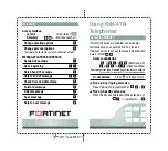 Preview for 2 page of Fortinet FortiFone FON-470i Quick Start Manual