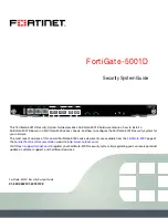 Preview for 1 page of Fortinet FortiGate-5001D Manual