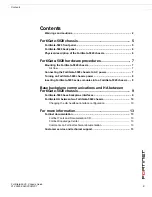 Preview for 3 page of Fortinet FortiGate 5020 Chassis Manual