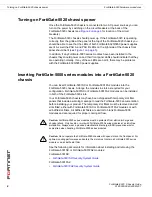 Preview for 8 page of Fortinet FortiGate 5020 Chassis Manual