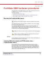 Preview for 23 page of Fortinet FortiGate-5060 Chassis Manual