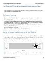 Preview for 22 page of Fortinet FortiGate-6000F Series System Manual