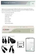 Preview for 3 page of Fortinet FortiGate 60C-SFP Quick Start Manual