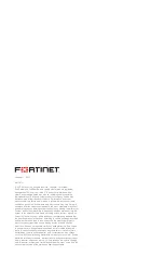 Preview for 2 page of Fortinet FortiTester 3000E Quick Start Manual