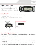 Fortinet FortiToken-200 Quick Start Manual preview