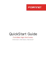 Fortinet FortiWeb 2000F Quick Start Manual preview