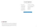 Preview for 2 page of Fortinet FortiWiFi 80F Series Quick Start Manual