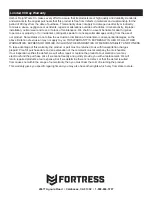 Preview for 16 page of Fortress Technologies 57336 Owner'S Manual & Safety Instructions