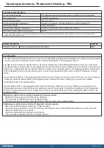 Preview for 2 page of Fortress Technologies Osbourn PBL2A-1-1-CLSL-MP1 Operating Instructions Manual