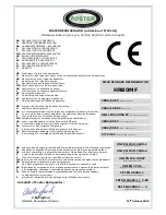 Preview for 8 page of Foster HR80MF Original Operation Instructions