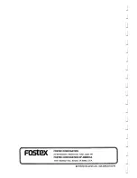 Preview for 36 page of Fostex RMC-8 Owner'S Manual