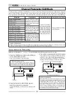 Preview for 20 page of Fostex VM88 Owner'S Manual