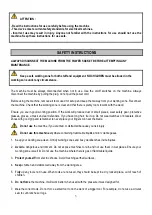 Preview for 3 page of Fox F50-841 Assembly And Operating Instructions Manual