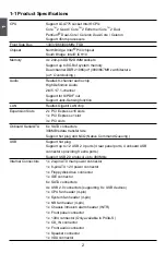 Preview for 9 page of Foxconn P43A Series User Manual