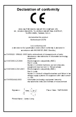 Preview for 3 page of Foxconn Q57M Series User Manual