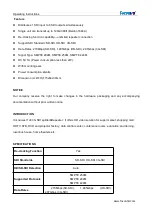 Preview for 2 page of foxunhd FX-SDI-108 Operating Instructions Manual