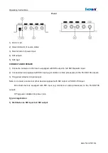 Preview for 4 page of foxunhd FX-SDI-108 Operating Instructions Manual