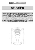 Preview for 1 page of Fracarro SEL80LED Quick Start Manual